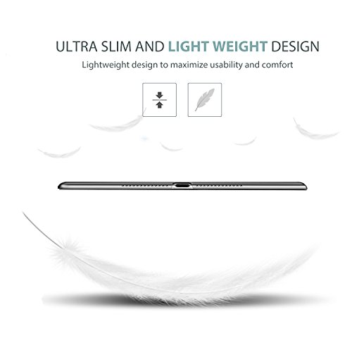 ProCase iPad 9 7 H  lle 2018 iPad 6 Generation 2017 iPad 5 Generation Tasche -   u  erst Schlank Leichtgewicht St  nder mit Transluzent Matt R  ckseit