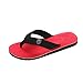 Produktbild CLEARANCE SALE! MEIbax Herren Sommer Flip-Flops Hausschuhe Strand Sandalen Indoor & Outdoor Freizeitschuhe (41, rot)
