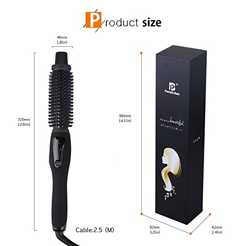 Pomelo Best Haar Lockenstab Hairstyler Curler 25mm mit EU Stecker (Schwarz) - 6