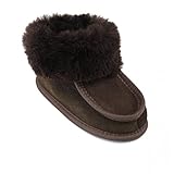 Kinder Hausschuhe Lammfell Hüttenschuhe Mädchen...