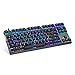 Price comparison product image JKKL-JP 2019 New Professional Mechanical Keyboard, RGB, Led Backlight USB Cable 87 Button, Suitable for E-Sports, Games Black