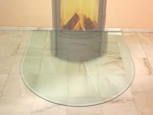 HARK Kamin Bodenplatte 1230 x 1300 x 8 mm Funkenschutz für Kaminofen 8