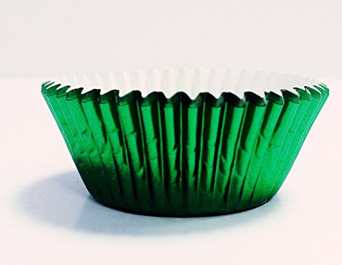 PME Metallic Grün-Backförmchen für Cupcakes, Standard Größe, 30 Stück