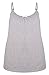 Intimate Portal Women's Snuggle-Touch Cotton Maternity Nursing Cami Tank Gray Small