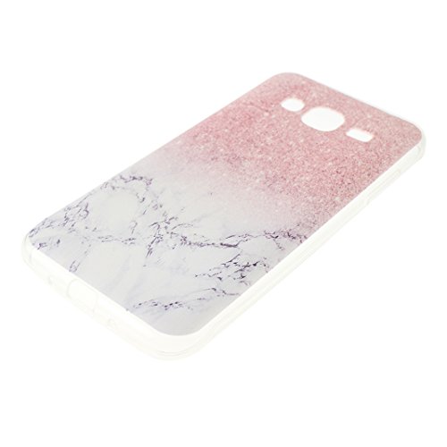 Galaxy J3 2016 Hülle Rosa Schleife® J310 Crystal Transparente Weiche Silikon Schutzhülle Handyhülle mit Indische Sonne Mandala Löwenzahn Traumfänger Muster Design für Samsung Galaxy J3 2016 - 3