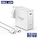 Produktbild USB-C Strom Adapter Power Adapter Charger 65W, Ladegerät Typ-C Power Ladegerät Apple MacBook,Dell XPS,Google Chromebook, Nexus, Pixel/XL,iPhoneX/8 und Mehr