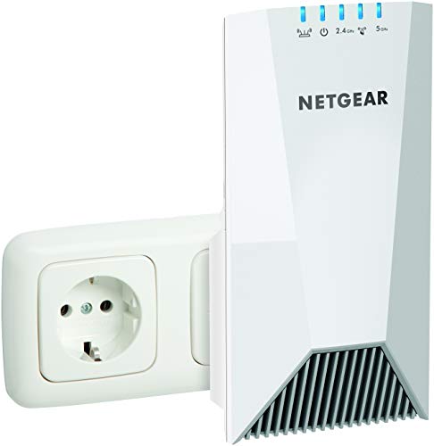 Netgear EX7500 Amplificador de WiFi Mesh Nighthawk X4S AC2200, repetidor de WiFi tribanda, FastLane3, 1 Puerto