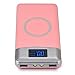 Produktbild Wokee Powerbank 10000mAh,Dual USB Ports Externer,mit LED-Statusanzeige Ladegeräten,Kompatibel mit iPhone, iPad, Samsung Galaxy und Weitere Smartphones (Rosa)