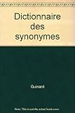 Dictionnaire des synonymes