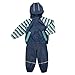 BORNINO L'ensemble veste de pluie et salopette de pluie tenue de pluie bébé, taille 86/92, bleu