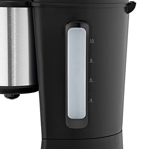 WMF BUENO Kaffeemaschine Glas, 10 Tassen, 1000 W, Aromaglaskanne, Warmhalteplatte, Tropfstopp, cromargan/silber - 7