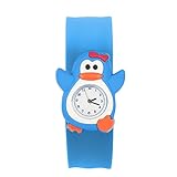 Rosepoem Niedlich Entzückend Cartoons Kinder Slap Snap Auf Silikon Quarz-Handgelenk Schaue Neu!