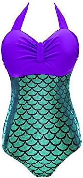 Lora Dew(TM) Women's One Piece Swimsuit Mermaid Bikini Plus Size Padded Monokini