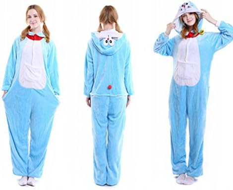 DressBeMine Adults Onesie Pyjamas Flannel Animal Cosplay Costume Hoodie Sleepwear