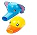 Produktbild Tiere Wasserhahn Extender Auslauf Abdeckung Bad für Waschtischarmaturen Griff Extender Safety Kids (2er Set - Elefant + Ente)