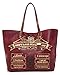 Produktbild BIOWORLD MERCHANDISING Damen Sac Cabas Harry Potter - Hogwarts School List Tote, Rot (Bordeaux), 15x32x48 centimeters