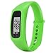 Produktbild Sportuhren,Pottoa Run Step Watch Armband Schrittzähler Kalorienzähler Digital LCD Walking Distance Bracelet Watch Fitness-Uhr Schlaftracker Kalorienzähler (Grün)