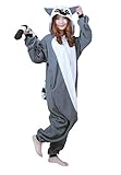 Honeystore Neu Unisex Pyjamas Trickfilm bezaubernd Grau Affe Cosplay Kostüm Pyjamas M