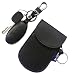 Produktbild FREESOO Autoschlüssel Signalblocker Tasche Keyless Entry Funkblocker Diebstahlschutz Prävention Statische Signal Schild Blockierung Leder RFID Schwarz