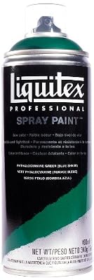 Liquitex Professional Peinture Acrylique Aérosol 400 ml Vert Phtalocyanine/Nuance Bleu