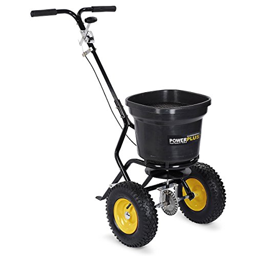 Preisvergleich Produktbild Streuwagen Düngerstreuer Salzstreuer Salzstreuwagen Saatgutstreuer Füllmenge 23kg - Art. POWXG8250