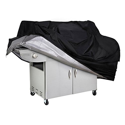 QMQ Grillabdeckung Grill Abdeckhaube Gasgrill Holzkohlengrill Schutzhülle Abdeckhaube Haube, 145 x 61 x 117cm
