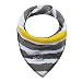 iZiv 4 PACK Baby Bandana Drool Bibs with Adjustable Snaps, Waterproof TPU Lining 0-2 Years (Color-5)