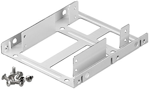 Doppelter 2.5" Festplatten-Einbaurahmen auf 3,5"