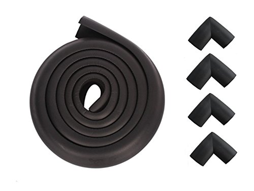 Multifunctional Childproofing Edge Corner Guard Cushion- Child Safety Home Safety Furniture/ Table Edge Corner Protectors,black