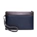 Produktbild PPGE Leder Handgelenktasche Herren Herren Business Handgelenktasche Portemonnaie Clutch Unterarmtasche GeschFt Handtasche Herrentasche Gro GeldbRSE,Blue
