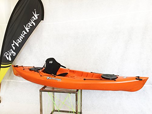 Big Mama Kayak PRIVAT CANOA DA 295 CM + 2 GAVONI + 1 PAGAIA + 1 SEGGIOLINO (FULL PACK) MADE IN ITALY (ARANCIONE)