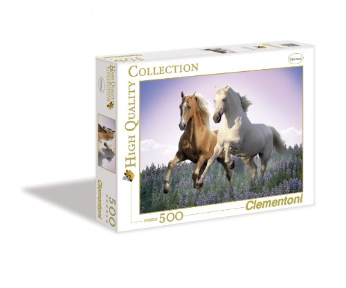 Imagen principal de Clementoni Puzzle de 500 piezas, High Quality, diseño Caballos Libres (302871)