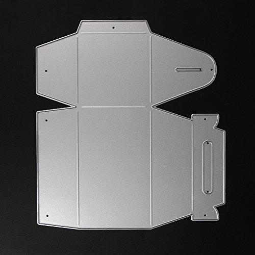 Demiawaking 1Pcs Geschenk Box Stanzschablonen Metall Schneiden Schablonen für DIY Scrapbooking Album, Schneiden Schablonen Papier Karten Sammelalbum Dekor (05)