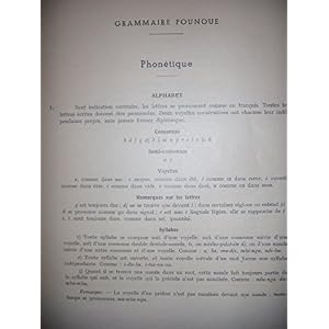 AFRIQUE, LINGUISTIQUE: GRAMMAIRE POUNOUE et Lexique Pounou - Français, 1956.