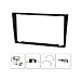 Produktbild tomzz Audio 2439-017 Doppel DIN Radioblende (Set) für Opel Corsa C Combo Omega B Vectra C Meriva, Suzuki Ignis Wagon R, ISO, schwarz