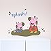 Price comparison product image Peppa Pig and George splosh wall stickers (Regular - Blue)| Official Peppa Pig wall stickers range