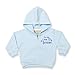 The Bees Tees Little Brother Stars Baby's Hoodie 6-12 Months Pale Blue