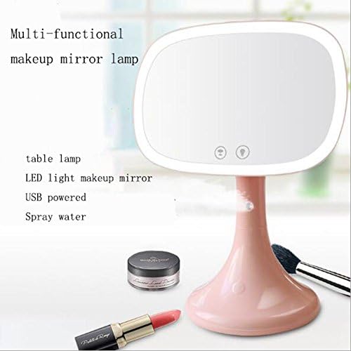 AIKE Cosmetic Makeup Mirror Led Lamp Beauty Home Makeup Mirror With Magnifying Glass Spray Moisturizing Multi-Function