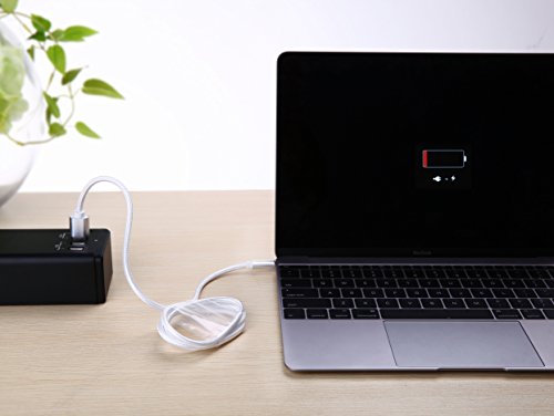 iHarbort USB 3.1 Type C USB-C Typ C auf USB 3.0-Kabel Datenkabel für die neue MacBook, OnePlus 2, Nexus 5X, Nexus 6P, Chromebook Pixel, Nokia N1 Tablet und andere USB-Typ-C-Gerät, Silber - 4