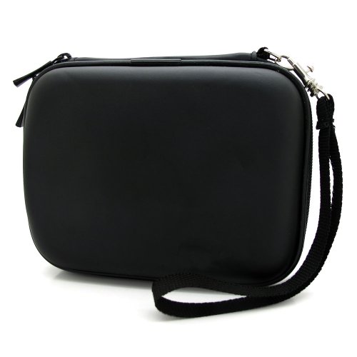 Stoßsichere schwarze Schutzhülle / Hardcase/Tasche / Festplattentasche für 2,5” WD Western Digital Elements External My Passport Essential HDD tragbare, externe Festplatte - 2