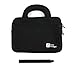 Produktbild Weichgepolsterte Tablet-Tasche und schwarzer Eingabestift von Duragadget – geeignet für 7" Clementoni Mein erstes Clempad 3+ Basic (Android 4.4) / Mein erstes Clempad HD 3 Plus und ClemPad 6 Plus (Android 5.0)
