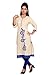 Kurti for women (Khadi, Blue Embroidered, ) RS.499.00