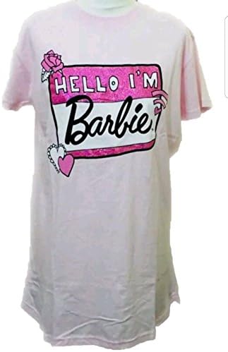 Primark Ladies Womens I am A Barbie Nightdress Pyjama Long T Shirt Size 6-20 by Bend The Trend2 (UK M 10-12/EUR 38-40)