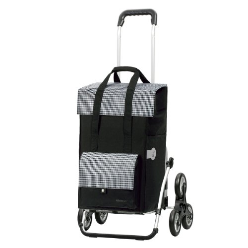 Acheter Andersen Chariot de courses Royal avec sacoche Milla noire,
volume 49L, cadre aluminium et couronne