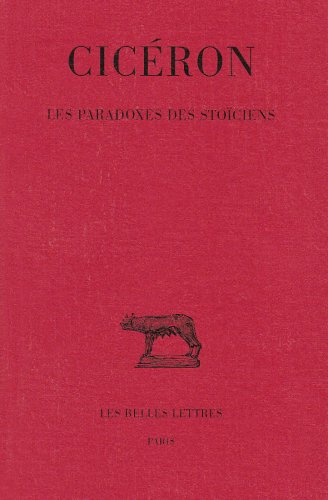 Les  Paradoxes des stoïciens