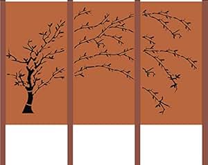 Amazon.de: Design Gartenzaun Sichtschutz 3 - teiliger Baum bestehend