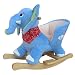 SPEED Baby Kid Rocking Animal Rocking Horse Toys Children Toddler toy, Animal Sound, with Soft Seat, Elephant