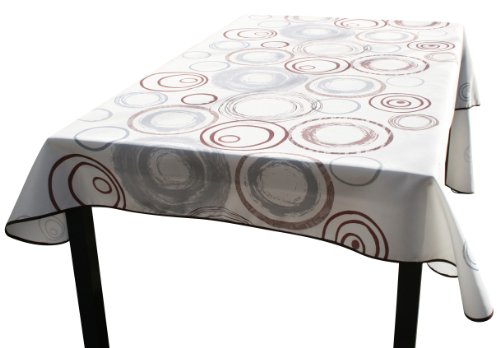 khevga Gartentischdecke „Trendy“, 240 x 148cm, wetterfest/abwaschbar, creme - 2