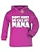 Dont Make Me Call My Nana Baby/kids Hoodie Cerise & White 2 - 3 Years