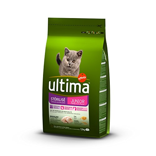 Ultima Chats Stérilisés Junior Aliment Formulé 1,5 kg - Pack de 8